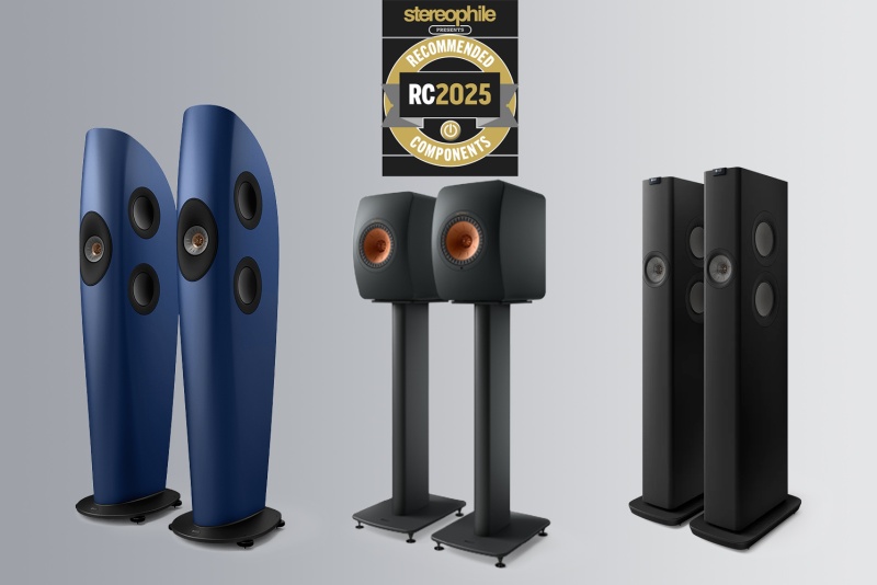 Три акустические системы KEF в списке рекомендуемых компонентов 2025 г. журнала Stereophile