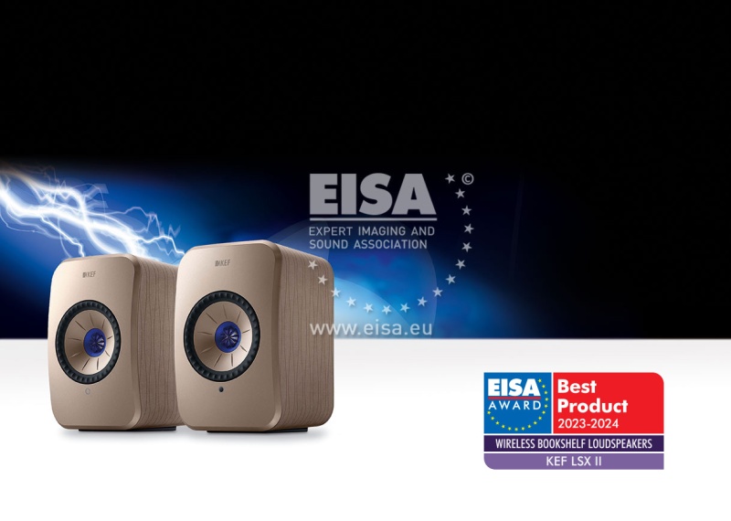 EISA 2023-2024: KEF LSX II – лучшие беспроводные полочные колонки