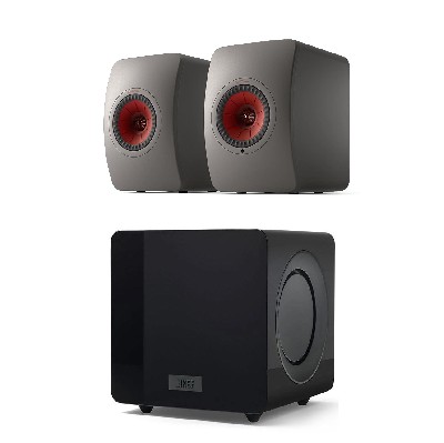 KEF LS50 Wireless II Super Bass Set Titanium Grey