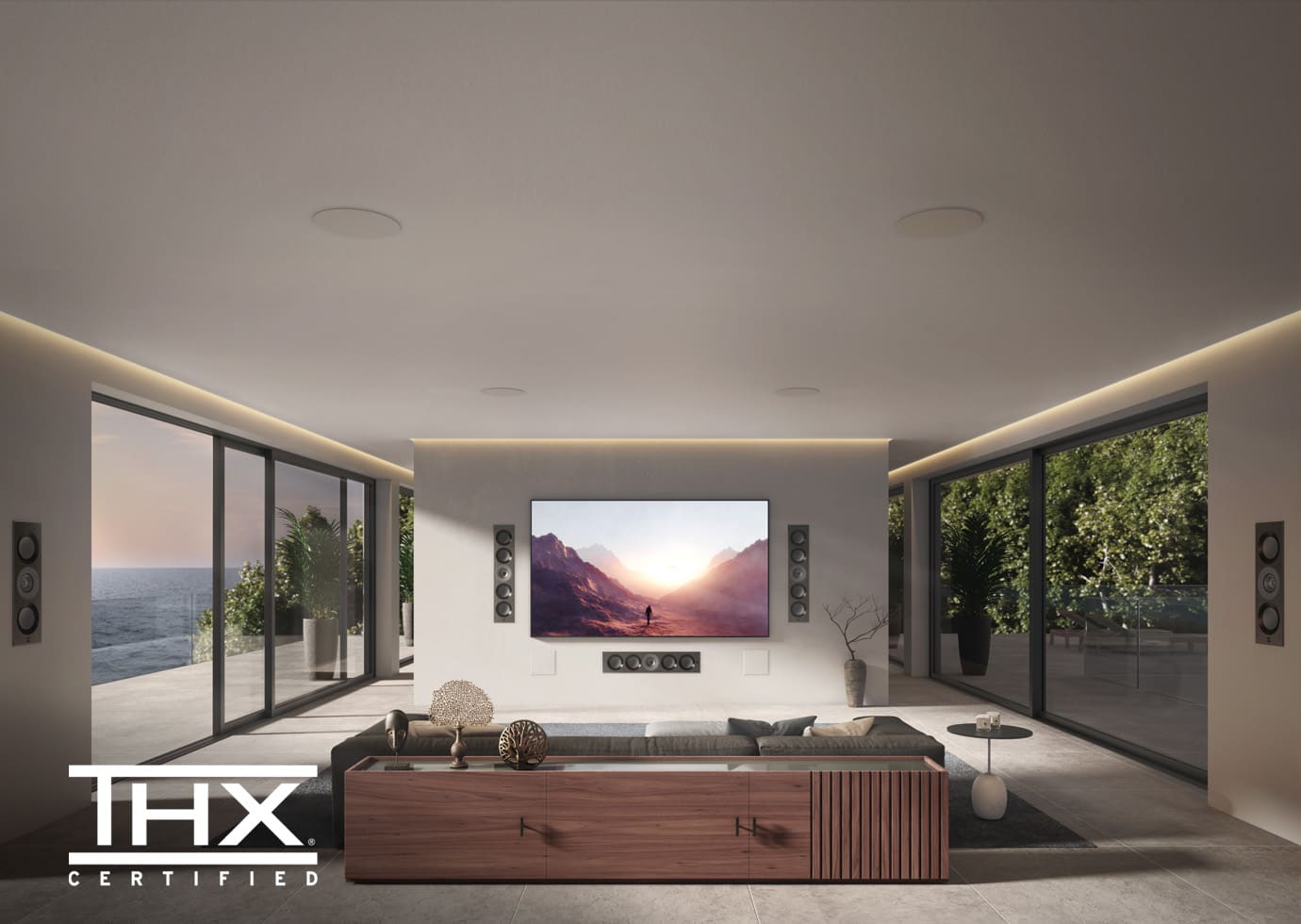 KEF THX сертифицированная встраиваемая акустика