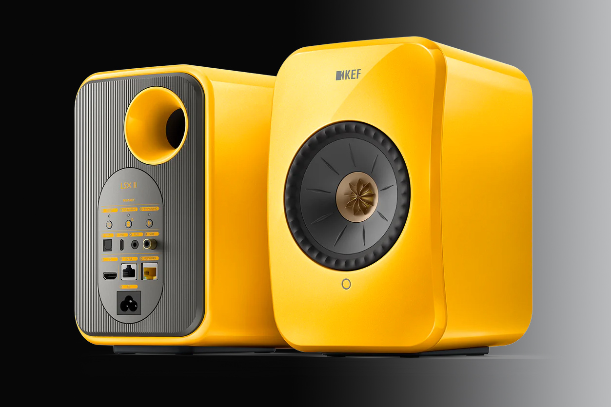 KEF LSX II Solaris Yellow